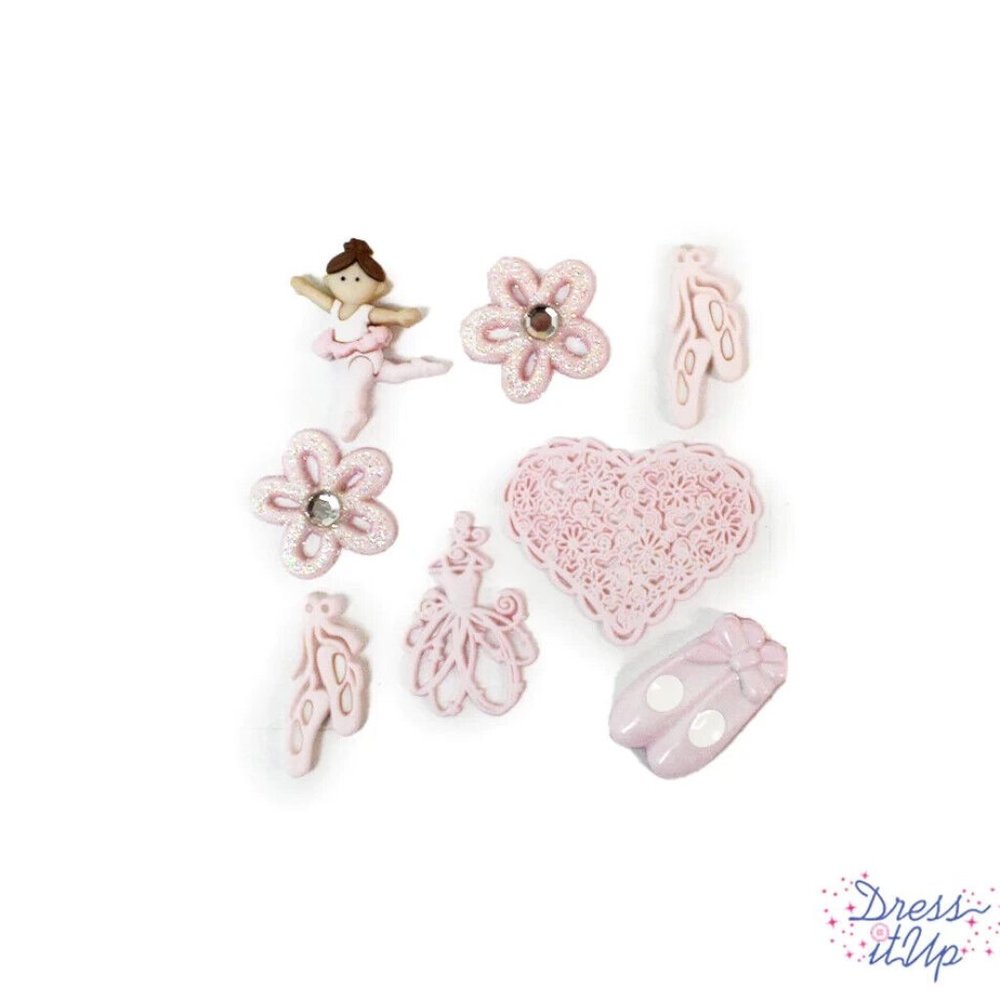 At the Ballet - Dress It Up Buttons Jesse James
